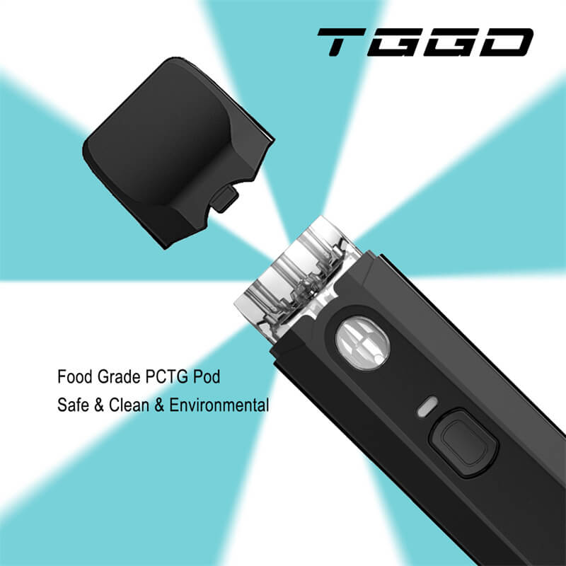 TGGD Disposable CBD Oil Pod 1ML Electronic Cigarettes Pods Vape Pen 
