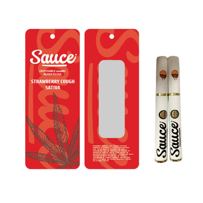Sauce Disposable CBD Pen 1000mg THC Vape Battery
