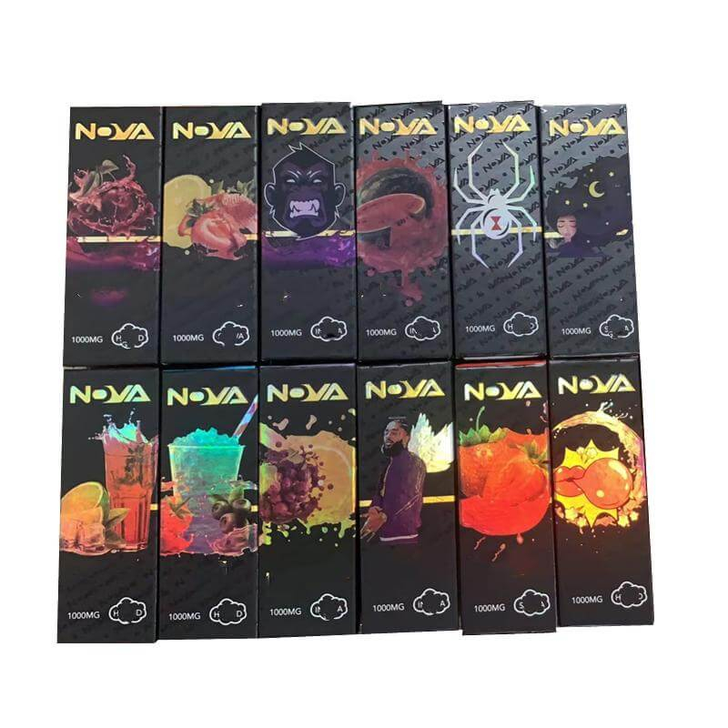 Nova Carts Vape THC Cartridges Delta 8 CBD Atomized