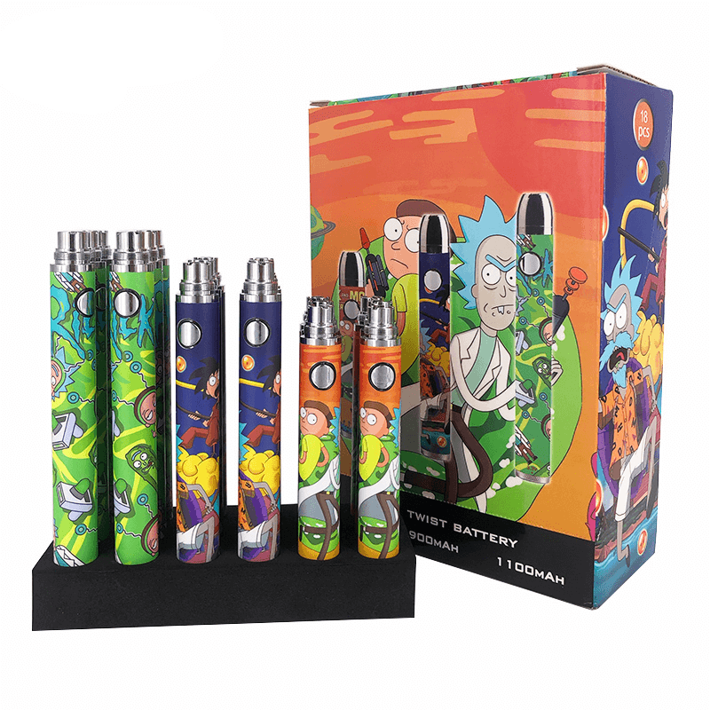 Ricky And Morty EVOD Vape Pen Best 510 Battery For THC Cartridge