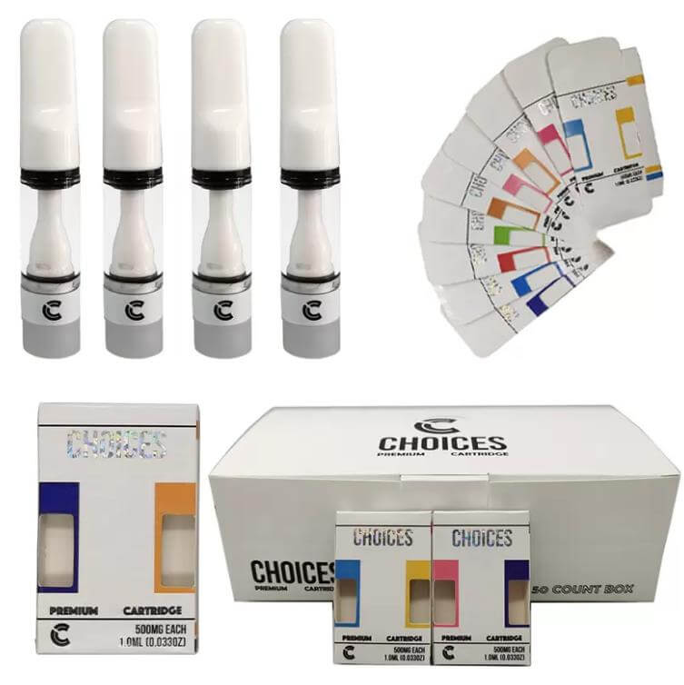Choice THC Cartridges Delta 8 Vape Carts CBD Atomizer Tank