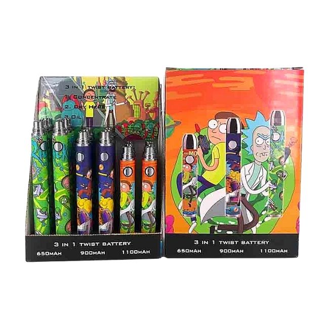 Ricky And Morty EVOD Vape Pen Best 510 Battery For THC Cartridge
