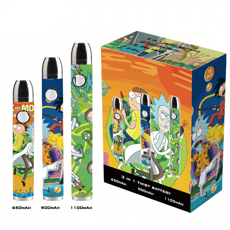 Ricky And Morty EVOD Vape Pen Best 510 Battery For THC Cartridge